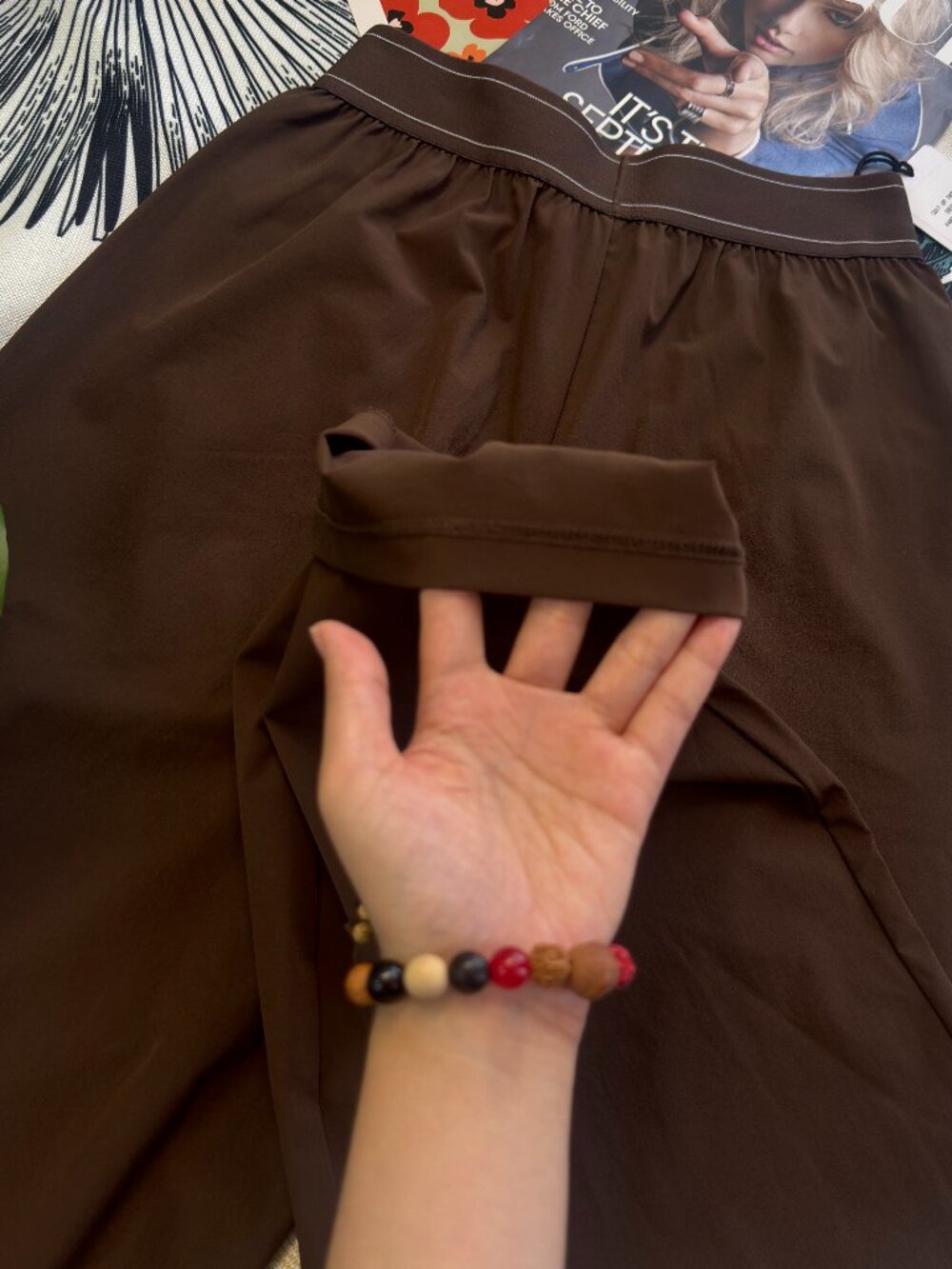 NWT🤎ALO Yoga Suit Up Trouser Espresso🎨 (Regular 30"Inseam) Effortless Chic - Picture 6 of 9
